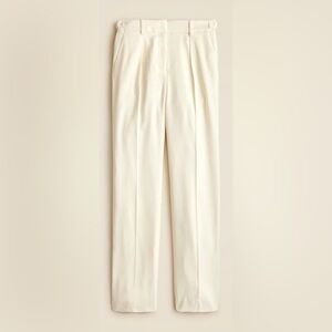 J.Crew Collection Ivory Portia Pant in Tuxedo Wool size 6T